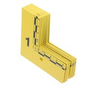 BRIGHTFUFU 10 Unidades Señales Indicadoras de Evidencia Impermeables de Plástico Amarillo con Escala para Recolección Detallada de Evidencia e Investigación Forense
