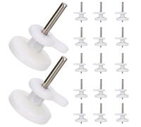 BRIGHTFUFU 100 Piezas Ganchos Invisibles de Pared para Cuadros y Adornos, Mini Colgadores Abs Blancos sin Marcas, Fáciles de Usar y Aptos Rincón del Hogar