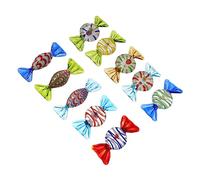 BRIGHTFUFU 10piezas Adornos Dulce De Vidrio Para Decoración De Escritorio Estilo Mixto Accesorios De Arte Para Hogar