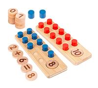 BRIGHTFUFU 1Juego Educativo para Juguete Matemático de Aprendizaje Aritmético para Preescolares para Cálculo y Cognición Numérica Habilidades Prácticas y Concentración