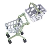 BRIGHTFUFU 1juego Mini Carrito De Compras Juguete Para Niño Niña De Cesta De Supermercado Plástico Seguro Para Rol y Fiestas Estimula La Imaginación y Habilidades Sociales