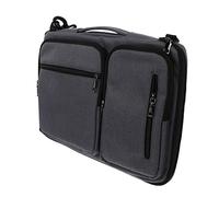 BRIGHTFUFU 1Pieza Bolso para Portátil Resistente con Asa y Cinturón Ajustable Mochila de Hombro con Múltiples para Negocios y Uso