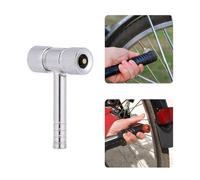 BRIGHTFUFU 1pieza Conector Inflador Multifuncional para Neumáticos de Coche Bici y Moto Accesorio Portátil Fácil de Instalar para Bomba de Aire