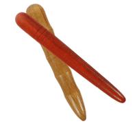 BRIGHTFUFU 2 Piezas Palo de Masaje para Pies de Madera, Herramienta Manual Función de Masaje Integral, Forma Tradicional para Relajación y Uso en Actividades Domésticas