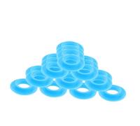 BRIGHTFUFU 25 Piezas Anillos Antigoteo para Remo de y Kayak Accesorios de PVC Diseño y Duradero Protección contra Salpicaduras para Actividades de Remo Color Azul
