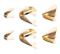 BRIGHTFUFU 3 Pares Protectores de Puntera de Bota de Metal Dorado | Protector Zapatos, Cambio de Estilo y Protección, Instalación Fácil, Decoración Delicada para Calzado