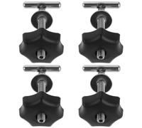 BRIGHTFUFU 4 Piezas Perilla de Apriete de Plástico para Rieles Tornillo de Mango Roscado Resistente al Clima para Accesorios de Asiento Compatible con Volkswagen