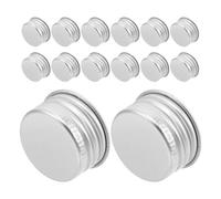 BRIGHTFUFU 50 Tapas de Aluminio para Botellas de Vidrio con Diseño Roscado Flexible y Resistente a Deformaciones, Tapa a Prueba de Fugas de 24 Mm para Envases Líquidos