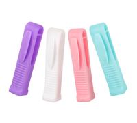 BRIGHTFUFU Abridor de Ampollas de Enfermera de Plástico Reutilizable, Diseño Ranura Ergonómico, 4 Unidades (verde Oscuro, Oscuro,), Adecuado para Uso Hospitalario y Sanitario