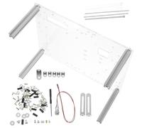 BRIGHTFUFU Banco de Pruebas para Placa Base Transparente, Soporte Compacto para Chasis Abierto/uatx, Carcasa de PC DIY para Mantenimiento y Testeo de Componentes Electrónicos, Resistente