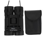 BRIGHTFUFU Binoculares Compactos 8X21 Portátiles y Plegables Mango Antideslizante y Fácil de Llevar para Observación Diurna y Nocturna en Exteriores