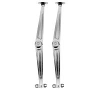 BRIGHTFUFU Bisagras de Metal para Muebles y Gabinete, Varillas de Soporte Ajustables de Hierro, 2 Piezas para Armarios