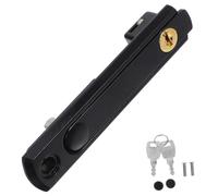 BRIGHTFUFU Bloqueo de ventana vertical con maneta oculta y llave, acero resistente para aplicaciones en barco y hogar, diseño invisible para seguridad mejorada