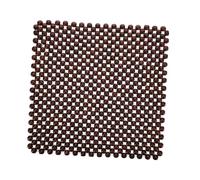 BRIGHTFUFU Cojín de Asiento Summer Cool Cómodo y Transpirable para Coche, Material Sintético Cuadrado Cuentas de Madera, Adecuado para Uso Diario en Verano