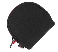 BRIGHTFUFU Estuche Redondo Portátil para Filtros de Cámara Negro Tamaño S Bolsa de Neopreno Protectora Ligera y Plegable para Lentes Almacenamiento Seguro para Filtros y Accesorios de