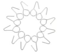 BRIGHTFUFU Ganchos para Automóviles 100 Piezas 28 MM Hierro Ligero para Fijación de Fundas de Asiento Compatibles Cojines de Coche