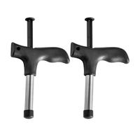 BRIGHTFUFU Herramienta para Abrir Cocos de Acero Inoxidable y Abs, Ligera y Práctica, 2 Piezas para Hacer Agujeros Pajita, Adecuado para Uso Doméstico