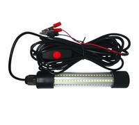 BRIGHTFUFU Lámpara LED Subacuática de Pesca 13w Luz Verde para Atraer Peces, sin Batería, Luz Sumergible para Pesca Nocturna y Recolección de Peces en Aguas Profundas