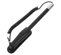 BRIGHTFUFU Lápiz Táctil Capacitivo Retráctil Negro con Soporte Bolígrafo Multifuncional para Tabletas y Pantallas Táctiles Punta Suave Antipérdida Lápices Táctiles Aptos