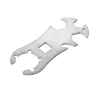 BRIGHTFUFU Llave para Válvula de Tanque de Oxígeno de Acero Inoxidable | Control Mano, Textura Antideslizante y Resistente Humedad, para Cilindros de 5 y 11kg