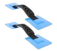 BRIGHTFUFU Manija de Montaje Lateral para Kayak, asa portátil de Nailon y plástico, Juego de 2, Azul, 31 x 7 cm, fácil instalación, para Tablas de Paddle Surf
