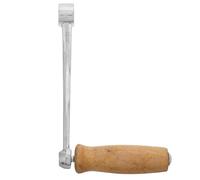 BRIGHTFUFU Manivela para Picadora de Carne Manual de Cocina, Mango de Madera Natural Resistente para Molinillo de Salchichas y Hamburguesas, Accesorio Compacto para Uso Doméstico