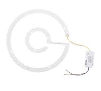 BRIGHTFUFU Panel de Luz LED para Ventilador de Techo 54 W Empotrado | Módulo Anular Magnético, Compatibilidad Amplia y Regulación, para Dormitorio y Hogar, Color Blanco