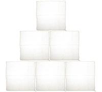 BRIGHTFUFU Paños de Queso para Colar Reutilizables de Algodón 100% Puro, Tela Fina Estopilla de 40x40 Cm, 6 Piezas para Colar Tofu, Yogur y Leche en Cocina Doméstica