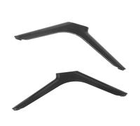 BRIGHTFUFU Patas de televisión para Smart TV de 32 Pulgadas, Soporte de Base para TV Antideslizante, 1 par, plástico Negro, Repuesto para Pantalla Plana, Uso en Mesa