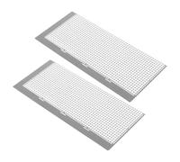 BRIGHTFUFU Regla de malla metálica 2 unidades 15,5x6,7 cm, herramienta para posicionar diamantes de imitación, compatible con proyectos de arte DIY y kits de pintura de diamantes