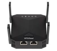 BRIGHTFUFU Repetidor WiFi de 300 Mbps 4 Antenas Abs Señal Potente para Casa Diseño Ventilación Lateral y Función Memoria