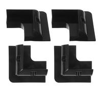 BRIGHTFUFU Soporte para Panel Solar de Abs sin Necesidad de Taladro para Caravanas y Vehículos Recreativos, Kit de Montaje Resistente que Protege el Panel Solar