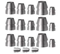 BRIGHTFUFU Suministros de Instalación 18 Cuñas para Mango de Martillo de Hierro Pulidas Finamente Rebabas, Ideales para Caja de Herramientas del Hogar