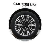 BRIGHTFUFU Tapacubos Decorativos para Llantas de Coche 16 Pulgadas 1 Unidad Plástico Resistente Color Negro y Plata para Vehículos Temporada Todo el Año Protección contra Suciedad