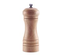 BRIGHTFUFU Triturador de Pimienta Manual de Madera Maciza Ajuste de Grosor y Diseño Cómodo para Moler Especias en Cocina y Restauración