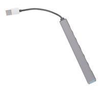 BRIGHTFUFU USB de 7 Puertos Aleación de Aluminio Diseño Especial Concentrador y Protección de Datos para Ampliar Puertos USB Fácil de Transportar en Portátil