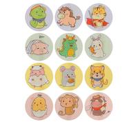 BRIGHTFUFU Vendajes Adhesivos Impermeables de Dibujos Animados para 120piezas, Redondos de Pe, que Detienen el Sangrado, Ideales para Camping y Senderismo