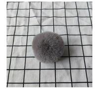 BrightGlow 20 pompones de piel sintética, pompones de piel de conejo, pompones suaves para manualidades, pompones de piel sintética, pompones de peluche esponjosos, pompones para gorras, decoración