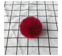 BrightGlow 20 pompones de piel sintética, pompones de piel de conejo, pompones suaves para manualidades, pompones de piel sintética, pompones de peluche esponjosos, pompones para gorras, decoración