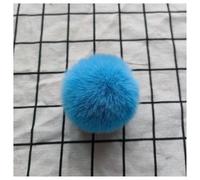 BrightGlow 20 pompones de piel sintética, pompones de piel de conejo, pompones suaves para manualidades, pompones de piel sintética, pompones de peluche esponjosos, pompones para sombreros, decoración