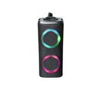 Brightium Altavoz Bluetooth inalámbrico 2x5W con luz LED, Ideal para Fiestas y Entretenimiento, Ofrece Sonido Envolvente y ambientación Luminosa.