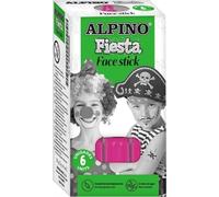 Brightium Barra de Pintura Facial - Pack con 6 barritas, Sistema retráctil Giratorio, fácil de Lavar con Agua, testado dermatológicamente, Color Rosa.