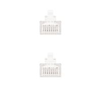Brightium Cable de red Cat.6 UTP AWG24 blanco 25 cm - ideal para conectar dispositivos en redes locales y mejorar la velocidad de transmisión.
