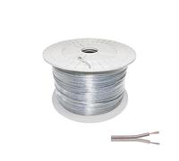 Brightium Cable eléctrico - manguera 2x0.5mm² para tiras LED monocolor, 500 metros, material de alta calidad. Ideal para instalaciones eléctricas.*