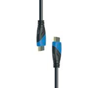 Brightium Cable HDMI 2.0 macho-macho de 5m, resolución 4K, ideal para conexión de dispositivos multimedia y transmisión de video de alta definición.