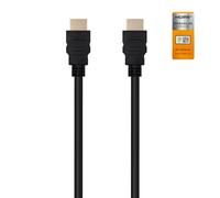 Brightium Cable HDMI v2.0 certificado 4K a 60Hz, conectores macho a macho, 0.5m, ideal para transmitir audio y video de alta definición.