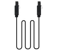 Brightium Cable SATA III 6 Gbps, con anclajes, negro, 0.5 m - Ideal para transferencia de datos en discos duros y unidades SSD.
