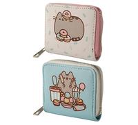 Brightium Cartera - Cartera con Cremallera, diseño de Gato Pusheen, Espacio para Tarjetas y Billetes, Material Resistente, Ideal para Uso Diario.