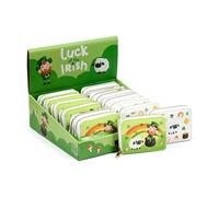 Brightium Cartera - Cartera con Cremallera, diseño único de Duende de la Suerte, Material Duradero, múltiples Compartimentos para Tarjetas y Billetes.