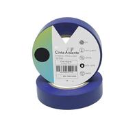 Brightium Cinta Aislante PVC Azul 19mmx20m, flexible y duradera, ideal para aislar cables y conexiones eléctricas.